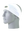 A white athletic headband with a white, green and gold 'G' Green Bay Packers logo on the forehead, displayed on a gray mannequin head against a white background.