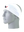 A white athletic headband with a red, white and blue Houston Texans logo on the forehead, displayed on a gray mannequin head against a white background.