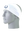 A white athletic headband with a blue Indianapolis Colts logo on the forehead, displayed on a gray mannequin head against a white background.