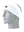 A white athletic headband with a gold, black, teal and white Jacksonville Jaguars logo on the forehead, displayed on a gray mannequin head against a white background.