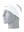 A white athletic headband with a yellow and blue Los Angeles Chargers logo on the forehead, displayed on a gray mannequin head against a white background.