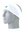 A white athletic headband with an orange, aqua and white Miami Dolphins logo on the front, displayed on a gray mannequin head against a white background.