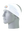 A white athletic headband with a circular Pittsburgh Steelers logo on the front, displayed on a gray mannequin head against a white background.