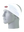 A white athletic headband with a white, red and black 'SF' San Francisco 49ers logo on the front, displayed on a gray mannequin head against a white background.