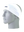 A white athletic headband with a blue and gray Seattle Seahawks logo on the front, displayed on a gray mannequin head against a white background.