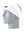 A white athletic headband with a gold and maroon 'W' Washington Commanders logo on the front, displayed on a gray mannequin head against a white background.