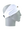 A white athletic headband with a purple and gold Baltimore Ravens logo on the forehead, displayed on a gray mannequin head in profile against a white background.