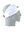 A white athletic headband with a white, green and gold 'G' Green Bay Packers logo on the forehead, displayed on a gray mannequin head in profile against a white background.
