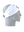 A white athletic headband with a blue Indianapolis Colts logo on the forehead, displayed on a gray mannequin head in profile against a white background.