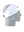 A white athletic headband with a blue and gray Seattle Seahawks logo on the forehead, displayed on a gray mannequin head in profile against a white background.
