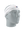 A white athletic headband with a blue and red New England Patriots logo on the front, displayed on a gray mannequin head against a white background.