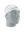 A white athletic headband with a classic Philadelphia Eagles logo on the front, displayed on a gray mannequin head against a white background.