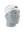 A white athletic headband with a white, red and black 'SF' San Francisco 49ers logo on the front, displayed on a gray mannequin head against a white background.
