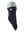 A black flip scarf displayed on a clear mannequin head against a plain white background, featuring a small Titans logo on the upper left side.