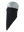 A black face mask scarf with a Denver Broncos logo on the right cheek, displayed on a gray mannequin head against a white background showing the left side of the product with no visible logo.