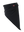 A black flip scarf featuring a small Tampa Bay Buccaneers logo, displayed on a clean white background.