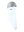 A white face mask scarf with a Seattle Seahawks logo on the right cheek, displayed on a gray mannequin head against a white background.