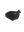 Black face mask with a Ravens logo on a white background