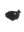 Black face mask with a Vikings logo on a white background