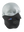 Black face mask with a Bills logo on a white background