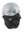 Black face mask with a Bengals logo on a white background