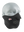 Black face mask with a Chiefs logo on a white background