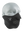Black face mask with a Raiders logo on a white background