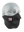 Black face mask with a Giants logo on a white background