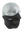 Black face mask with a Seahawks logo on a white background
