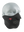 Black face mask with a Buccaneers logo on a white background