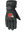A single black lofted winter glove shown flat against a solid white background, featuring the Cleveland Browns logo on the back of the hand.