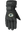 A single black lofted winter glove shown flat against a solid white background, featuring the Green Bay Packers logo on the back of the hand.