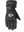 A single black lofted winter glove shown flat against a solid white background, featuring the Kansas City Chiefs logo on the back of the hand.