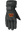 A single black lofted winter glove shown flat against a solid white background, featuring the Washington Commanders logo on the back of the hand.