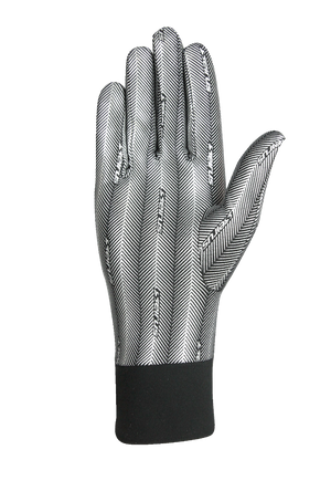 Seirus Heatwave Glove Liner Silver - palm of hand