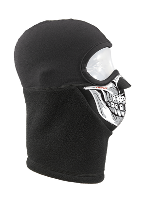 Seirus Combo Thick N Thin™ Headliner - Black skull - side view