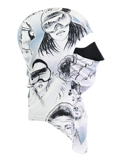 絵 「MASK」 Midori Haraguchi | 般若面, Acrylic on canvas, 8x12” —The hannya