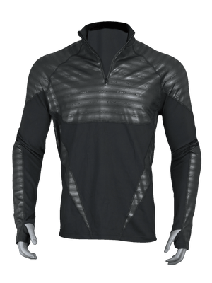 Mens Heatwave™ Performance Base Layer ¼ Zip Mock Neck Top