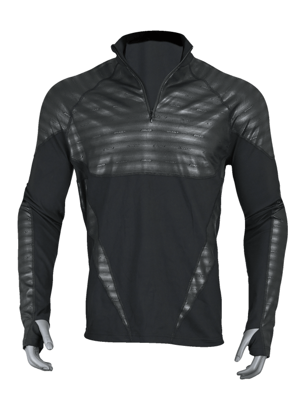 Mens Heatwave™ Performance Base Layer ¼ Zip Mock Neck Top