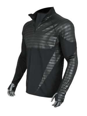 Mens Heatwave™ Performance Base Layer ¼ Zip Mock Neck Top