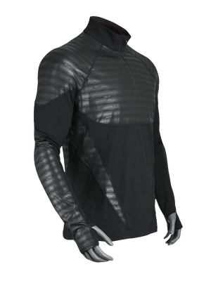 Mens Heatwave™ Performance Base Layer ¼ Zip Mock Neck Top