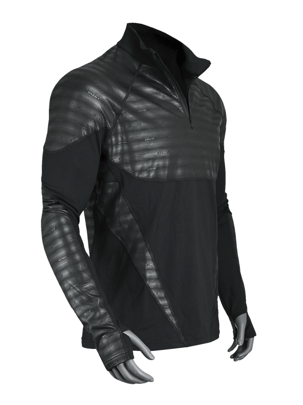 Mens Heatwave™ Performance Base Layer ¼ Zip Mock Neck Top