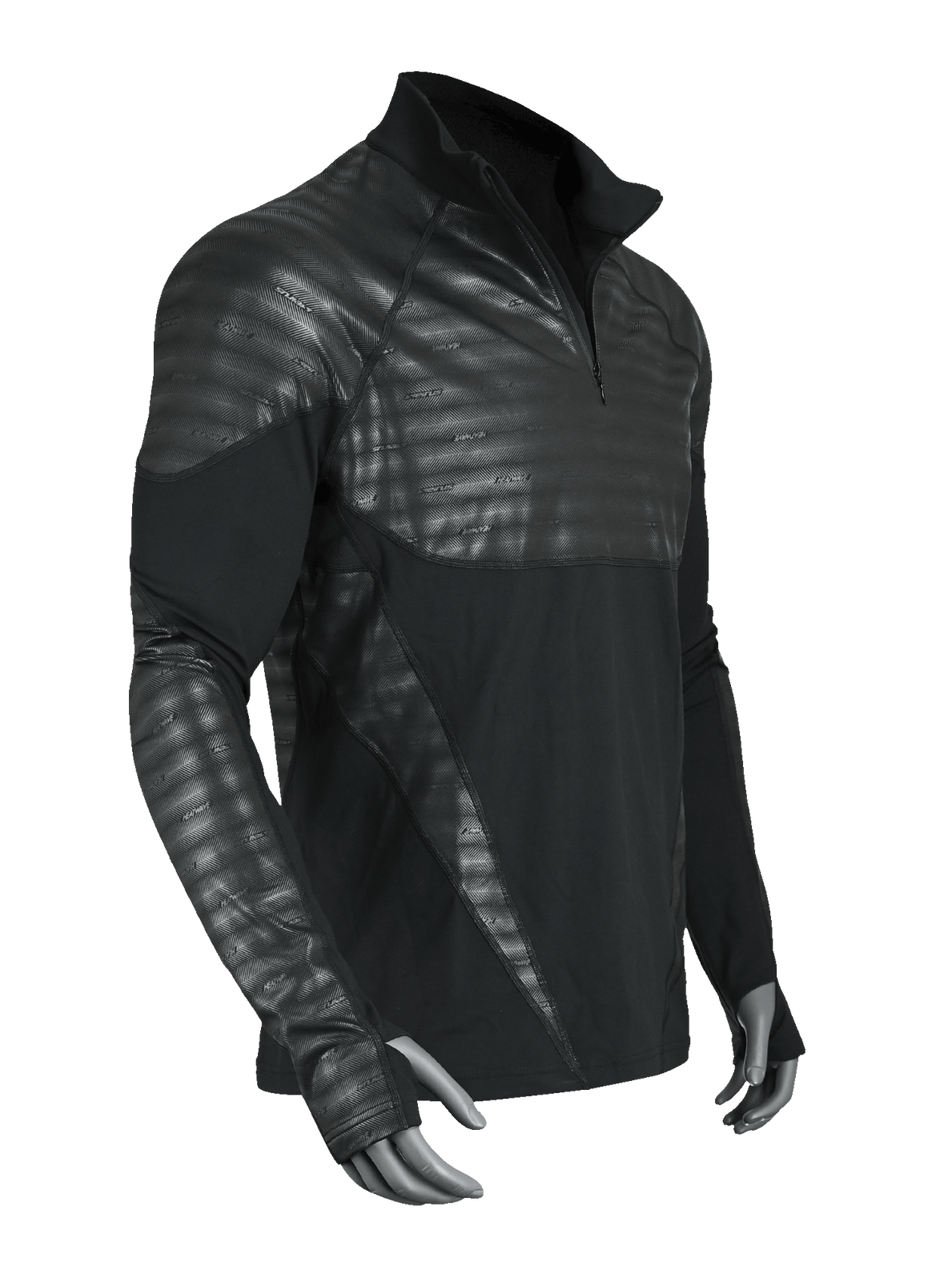 Mens Heatwave™ Performance Base Layer ¼ Zip Mock Neck Top