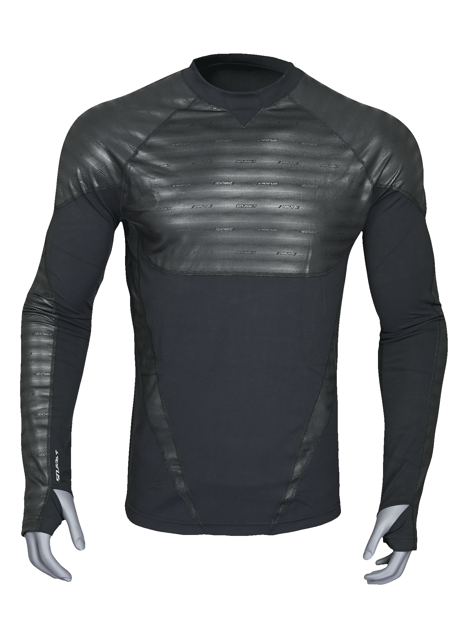 Mens Heatwave Mapped Base Layer Long Sleeve Top Seirus Seirus