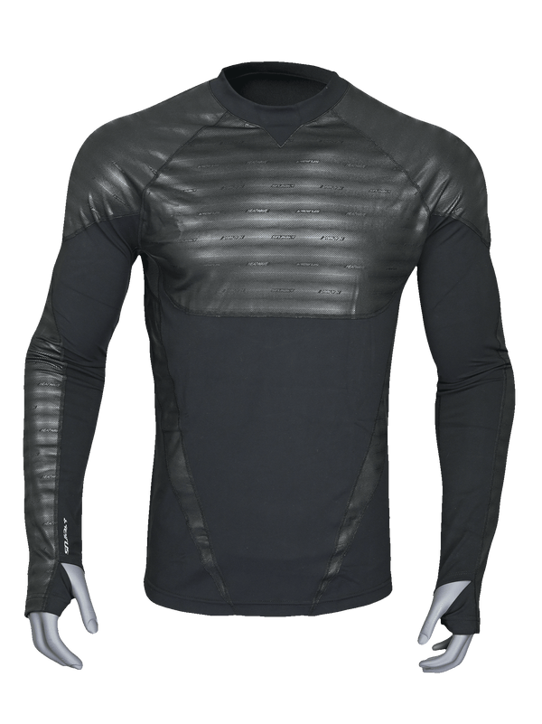 Mens Heatwave Mapped Base Layer Long Sleeve Crew Top