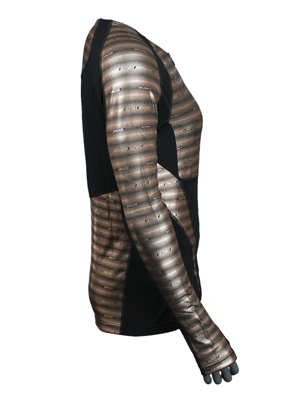 Women's Heatwave Mapped Base Layer Long Sleeve 1/4 Zip Top