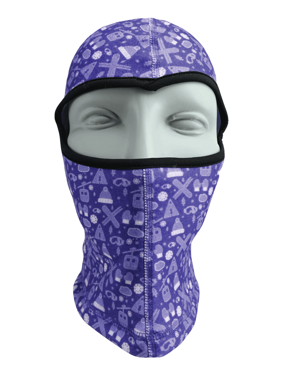 Braids Balaclava Beanie With Charms Full Face Balaclava