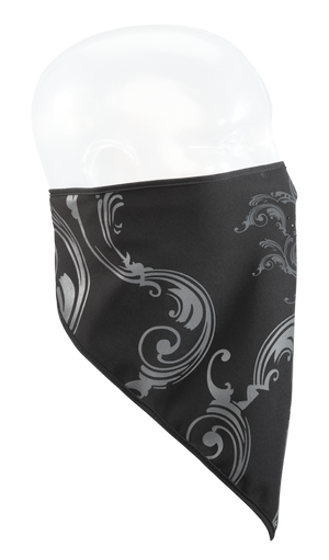 Seirus Classic Bandana scrolls black gray