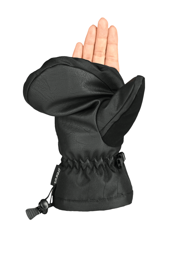 Magne Mitt Trail palm view with fingers out of magnetic seam 
